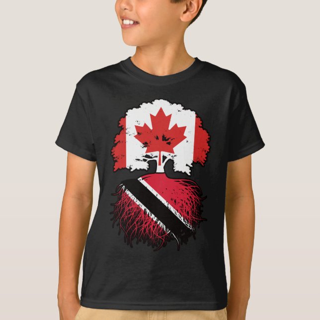 T-shirt Trinité-et-Tobago Trinidadien Canada (Devant)