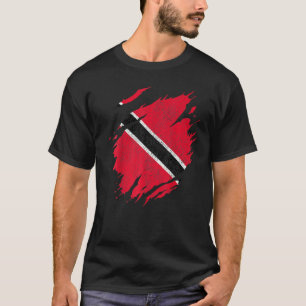 T-shirt Trinité-et-Tobago Trinidadienne Flag Pride Caraïbe