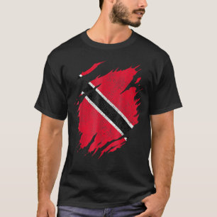 T-shirt Trinité-et-Tobago Trinidadienne Flag Pride Caraïbe