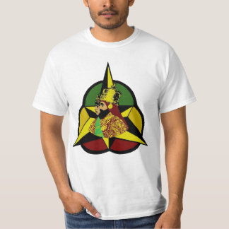 T-shirt Trinité sainte Haile Selassie Rastafari par clé de
