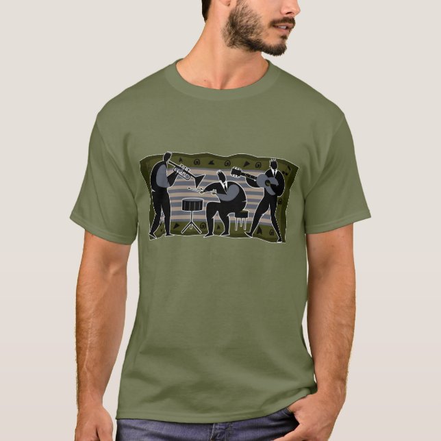 T-shirt Trio bande (Devant)