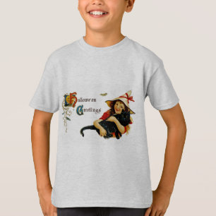 T-shirt Trio Citrouille Halloween Jack-o-Lantern