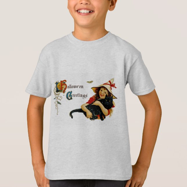 T-shirt Trio Citrouille Halloween Jack-o-Lantern (Devant)