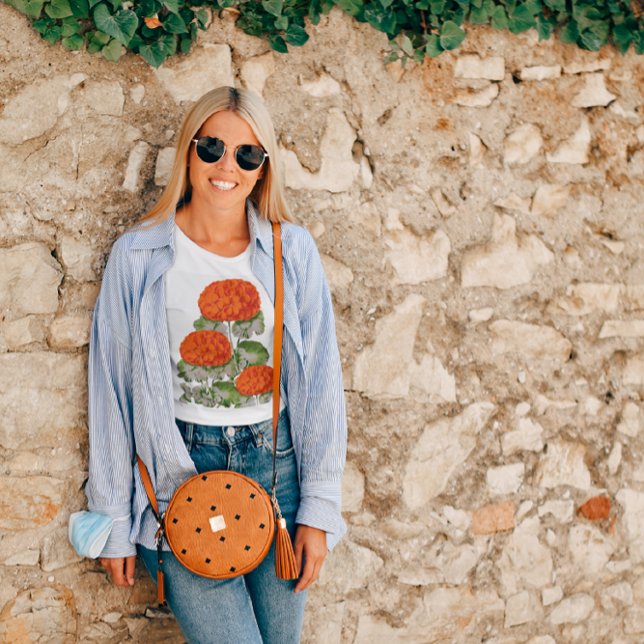 T-shirt Trio de géranium vintage - fleurs audacieuses (Créateur téléchargé)