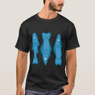 T-shirt Trio de sardines idiotes