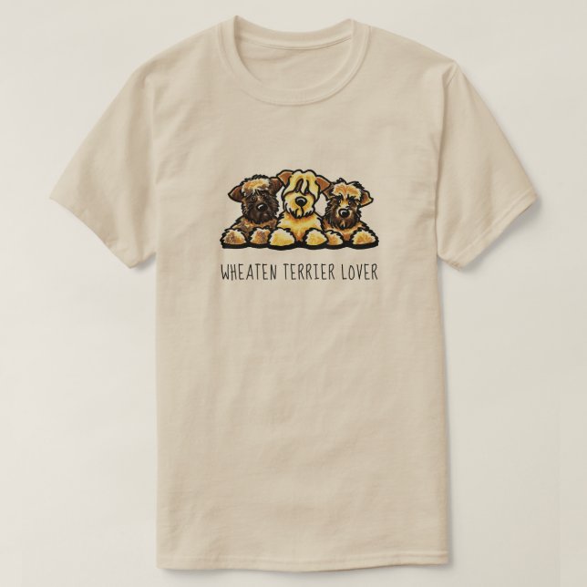 T-shirt Trio de SCWT Wheaten Terrier Lover (Design devant)