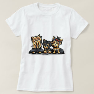 T-shirt Trio de Yorkie