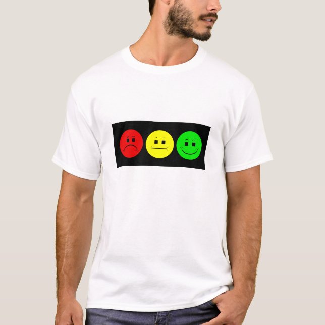 T-shirt Trio déprimé de feu d'arrêt (Devant)