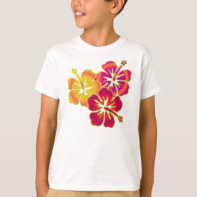 T-shirt trio hibiscus (Devant)