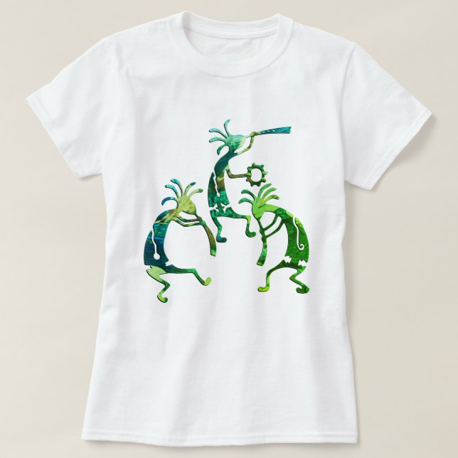 T-shirt Trio musicien KOKOPELLI + vos idées (Design devant)