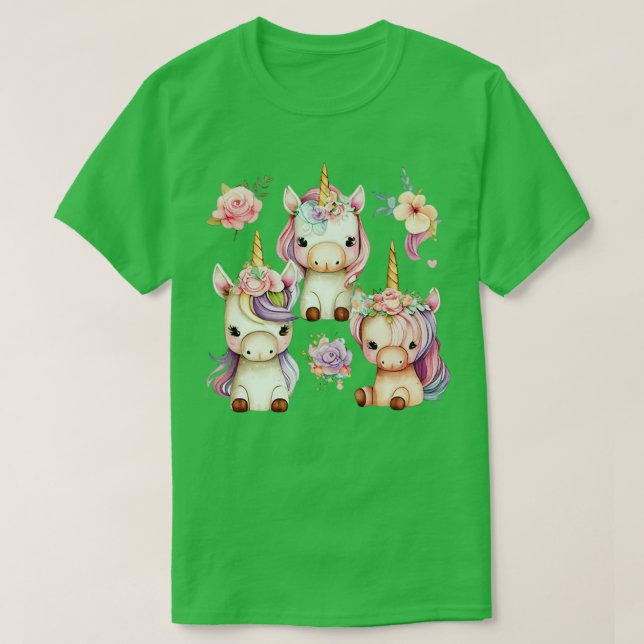 T-shirt Trio Unicorn (Design devant)