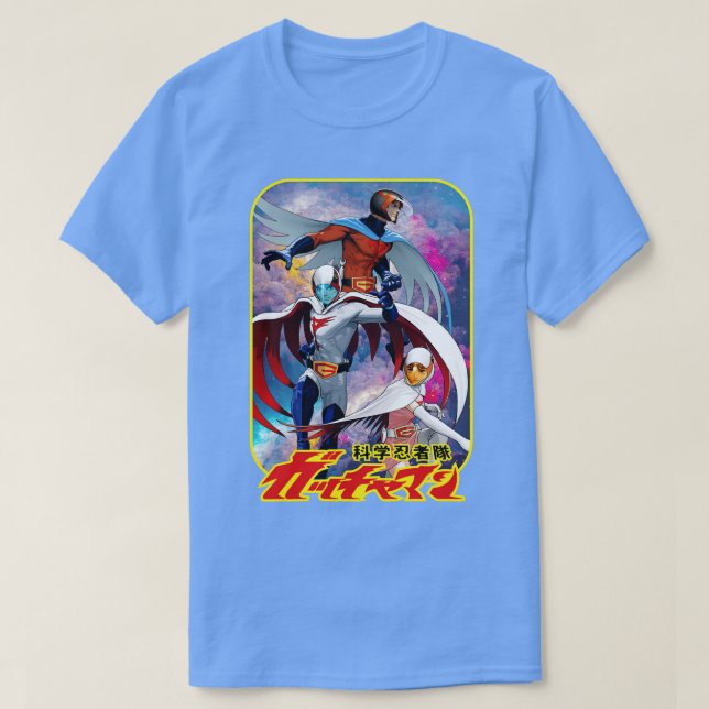 T-shirt Trio vintage de Gatchaman (Design devant)