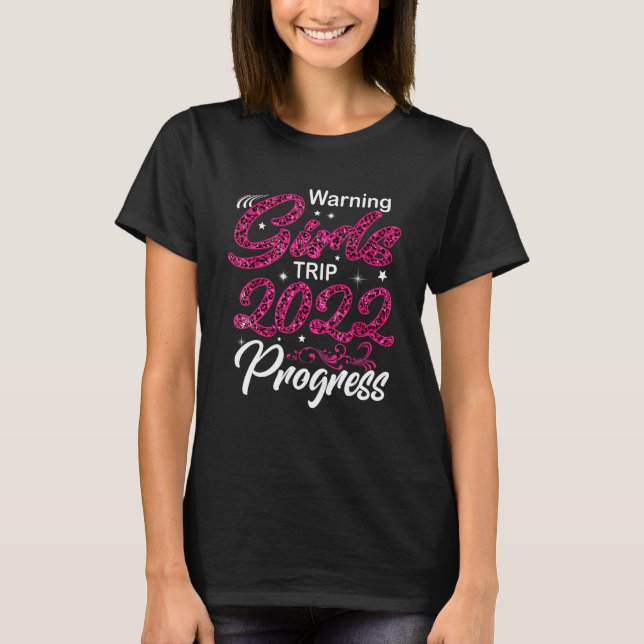 T-shirt Trip 2022 Vacation In Pro (Devant)
