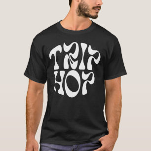 T-shirt Trip Hop Design de typographie organique
