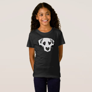 T-Shirt Triple coeur Dalmatien