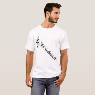 T-shirt Triple de musique classique de Shostakovich