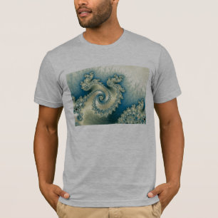 T-shirt triple de pirouette de bord de la mer