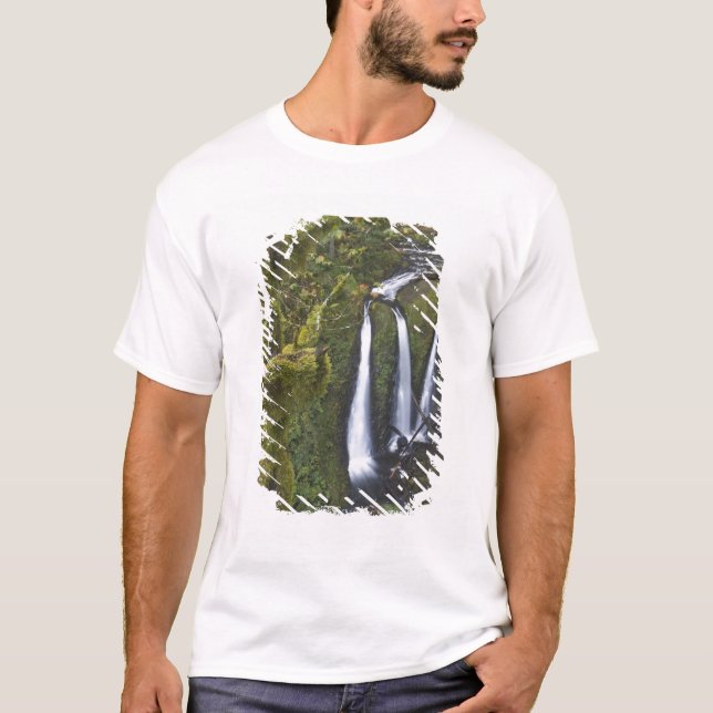 T-shirt Triple Falls, gorge du Columbia (Devant)