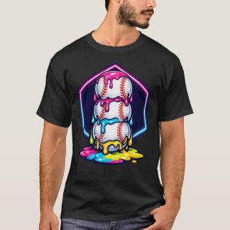 T-shirt Triple Goutte de Glace Drôle