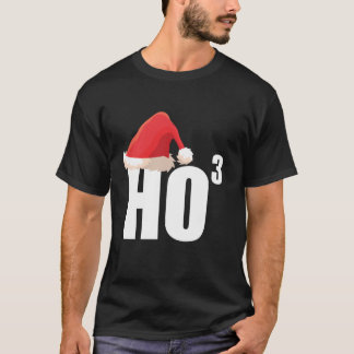 T-shirt Triple Ho Ho Troisième Puissance Mathématiques Ner