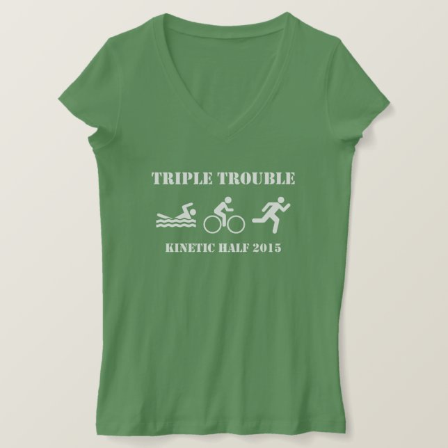 T-shirt Triple problème 2015 (Design devant)