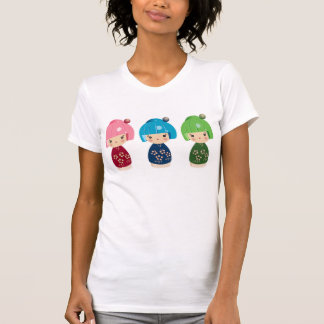 T-shirt Triplets de Kokeshi