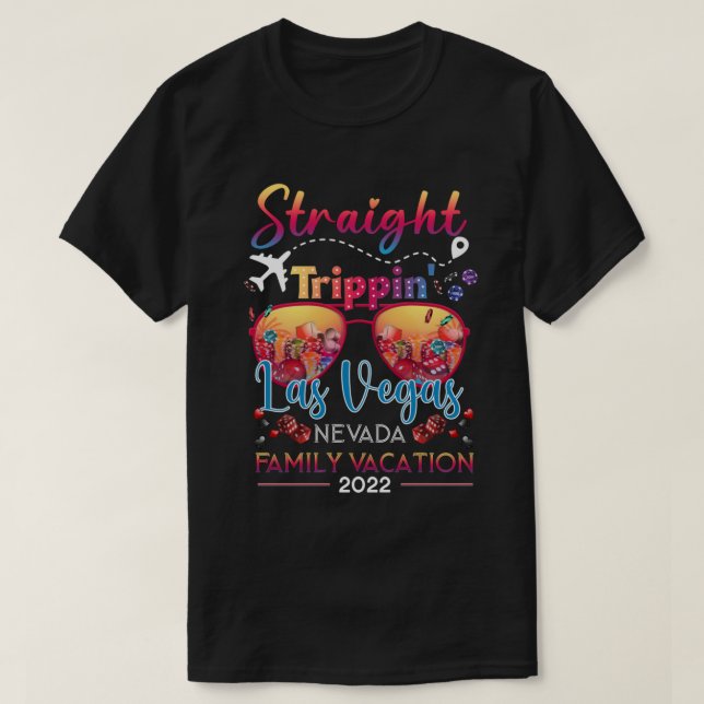 T-shirt Trippin droit Las Vegas, Nevada 2022 (Design devant)