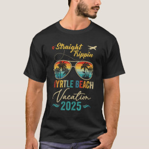 T-shirt Trippin droit Myrtle Beach 2025 Famille Été V
