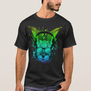 T-shirt Trippy Bunny DJ Ravers cadeaux EDM Techno Rabbit