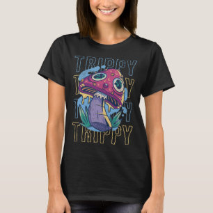 T-shirt Trippy Champignon Super Cottagecore mignonne Hippi