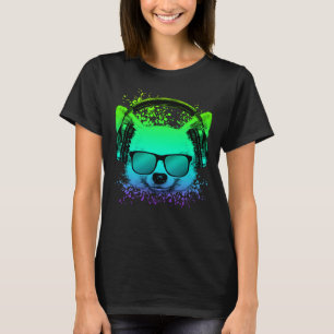 T-shirt Trippy Chihuahuas Chig Dj Pour Ravers Edm Techno H