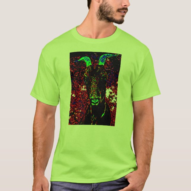 T-shirt Trippy Goat (Devant)