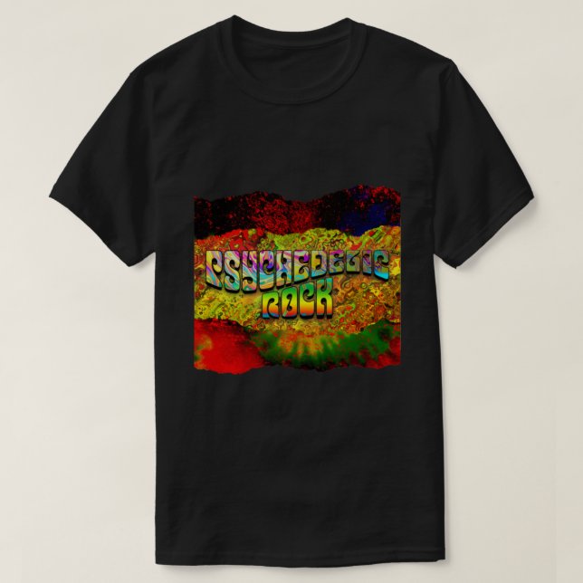 T-shirt Trippy rock psychédélique (Design devant)