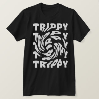 T-shirt Trippy Spiral Typographie Design