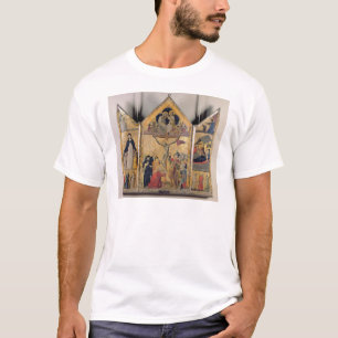 T-shirt Triptyque avec des scènes de la vie du