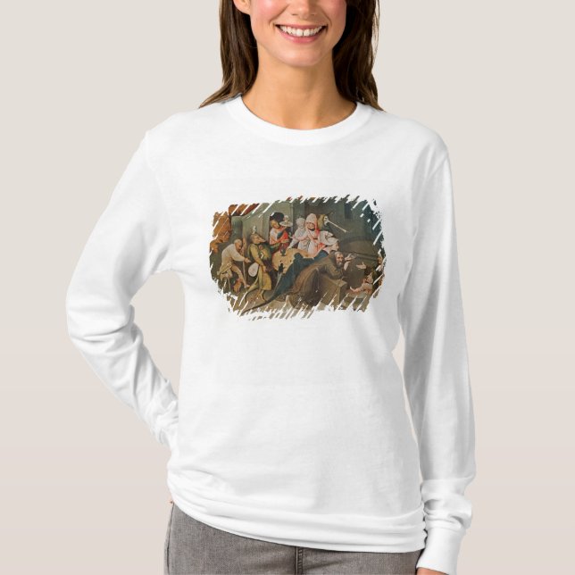 T-shirt Triptyque de la tentation de St Anthony (Devant)
