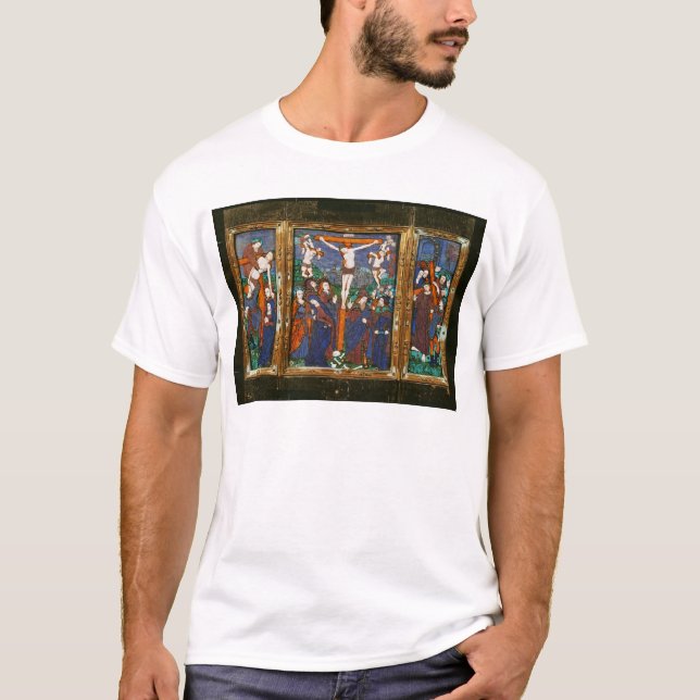 T-shirt Triptyque dépeignant la crucifixion, Limousin (Devant)