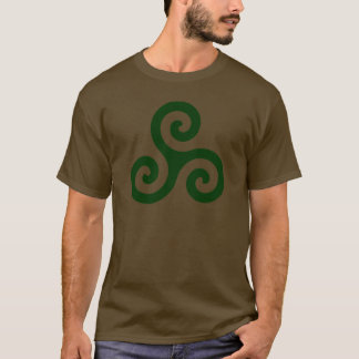 T-shirt Triskele vert-foncé