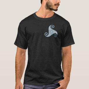 T-shirt Triskle à vagues celtiques