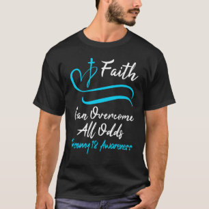 T-shirt Trisomie 18 Sensibilisation Croix chrétienne souti
