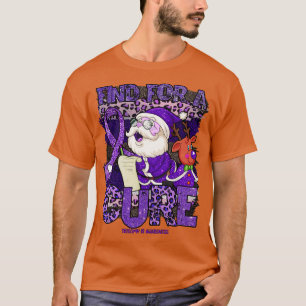 T-shirt Trisomie 18 Sensibilisation léopard cure de Noël p