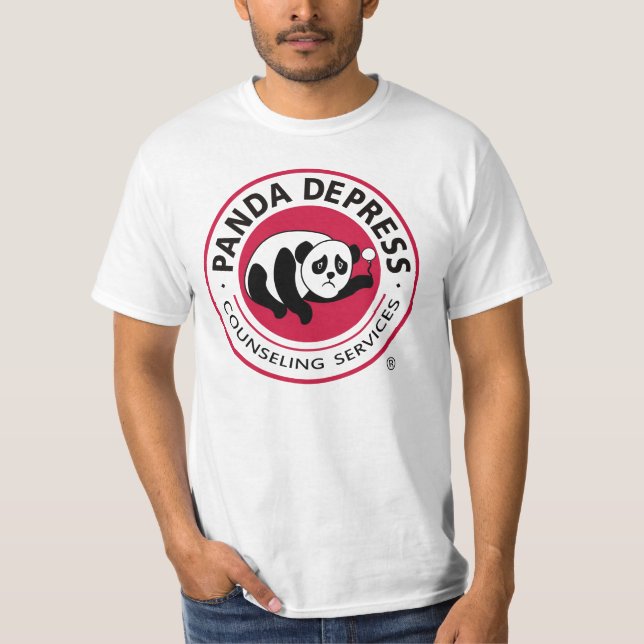 T-shirt triste de panda (Devant)