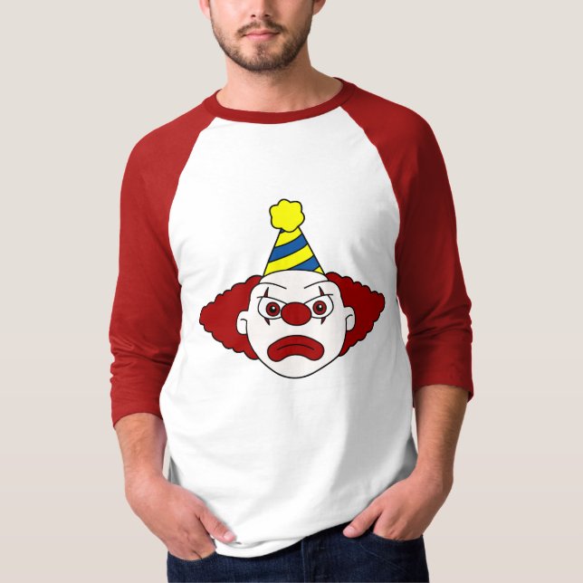 T-shirt Triste Fête Clown (Devant)