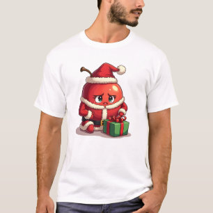 T-shirt Triste pomme à Noël
