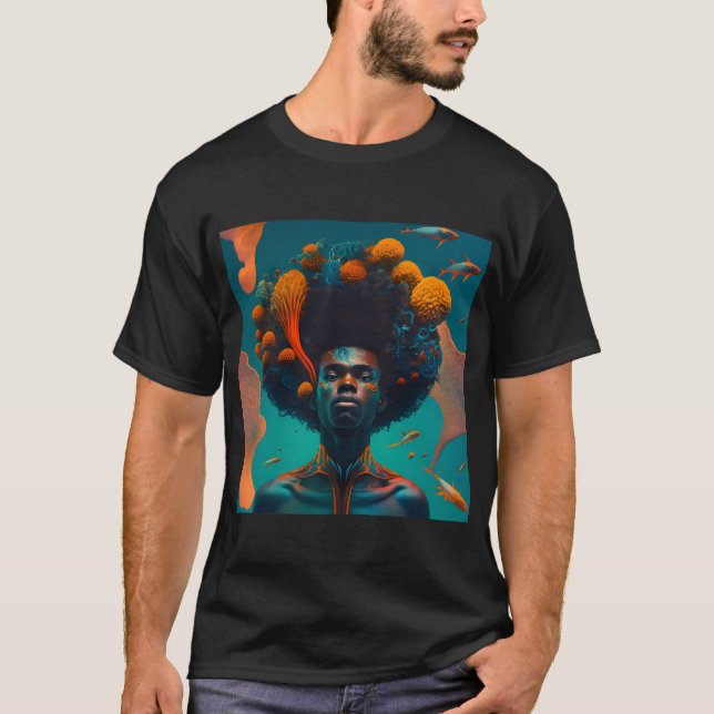 T-shirt Triton Orange (Devant)