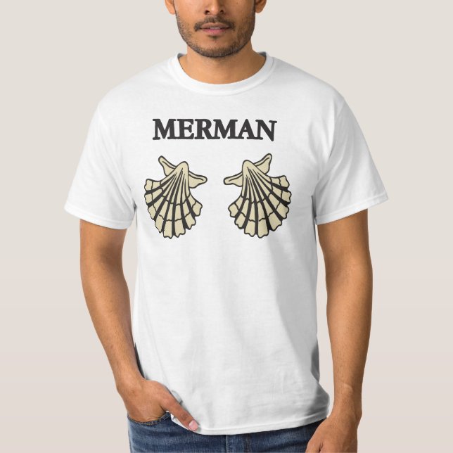 T-shirt Triton - soutien-gorge de Shell de feston pour le (Devant)