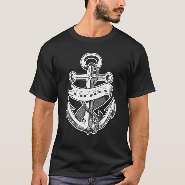 T-shirt Tritoon Captain Pontoon Captain Captoon 1 (Devant)