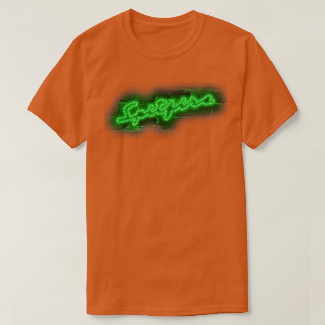 T-shirt Triumph Spitfire 1960s emblème classique néon (Design devant)