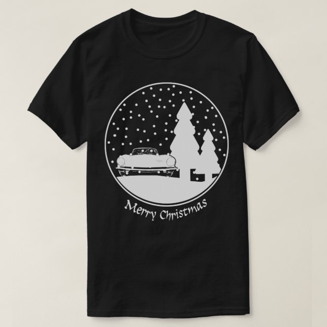 T-shirt Triumph Spitfire 1970 Noël classique britannique s (Design devant)