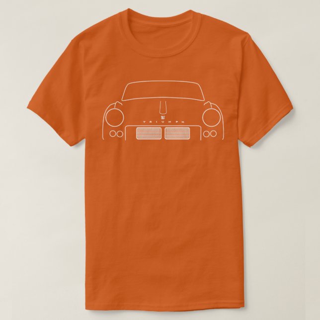 T-shirt Triumph Spitfire 4 Mk I 1960 Britanniques classiqu (Design devant)